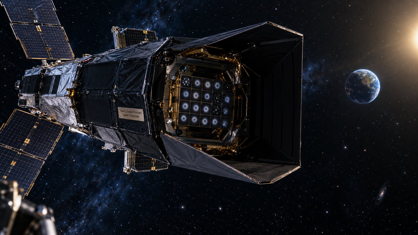 NASA’nın Roman Uzay Teleskobu 300 megapiksellik kamerasını açtı: Hubble netliğinde, 200 kat geniş görüş